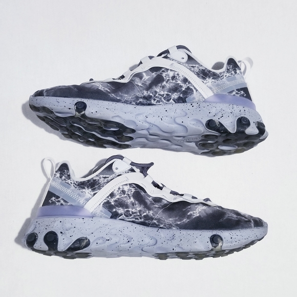 Size 8 (9.5w) - Nike React Element 55 x Kendrick Lamar Pure Platinum - 2019 - Picture 6 of 13